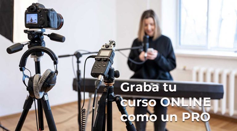 grabación de cursos online